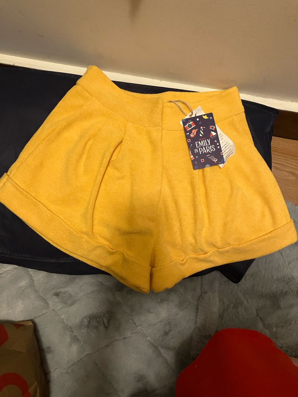 Emily in Paris/ My Beachy Side Yellow Terry Shorts